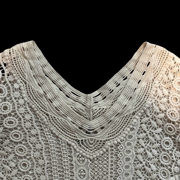 XCVI Crochet Shirt - Picture 3 of 6